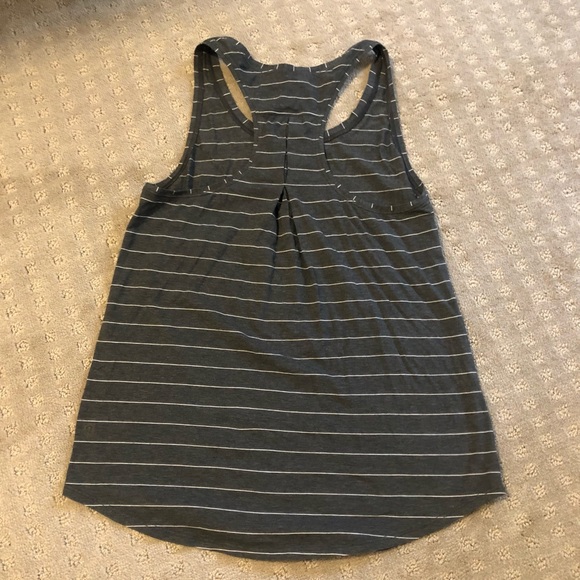 Lululemon Love Tank Striped Charcoal Gray 6 - Picture 4 of 4